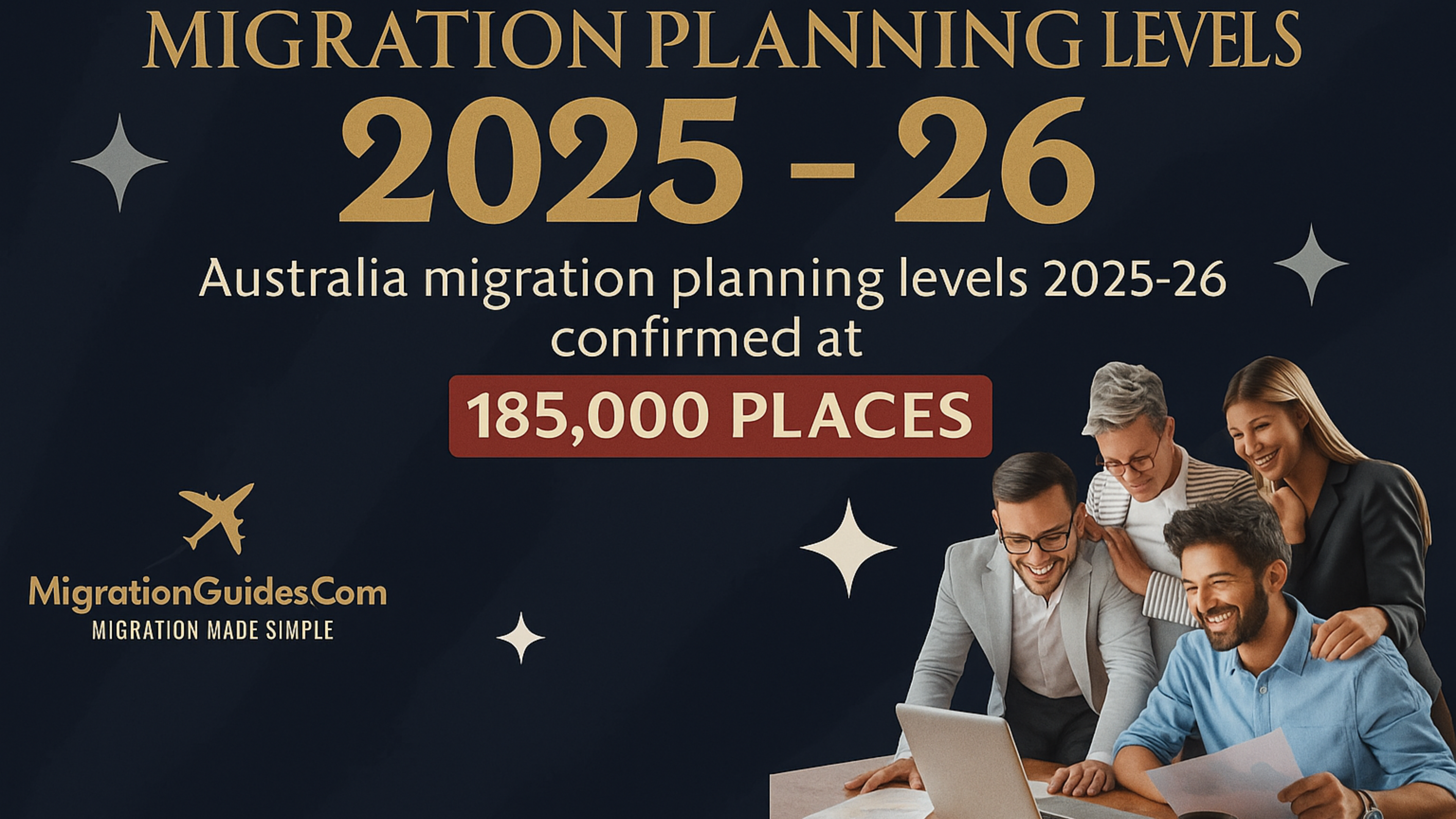 Migration Planning Levels 2025–26 confirmed at 185,000 places